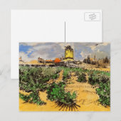Carte Postale Van Gogh Mill d'Alphonse Daudet à Fontevielle (Devant / Derrière)