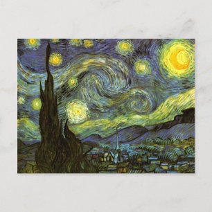Carte Postale Van Gogh : Nuit étoilée