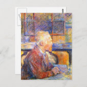 Carte Postale Van Gogh par Toulouse-Lautrec (Devant / Derrière)