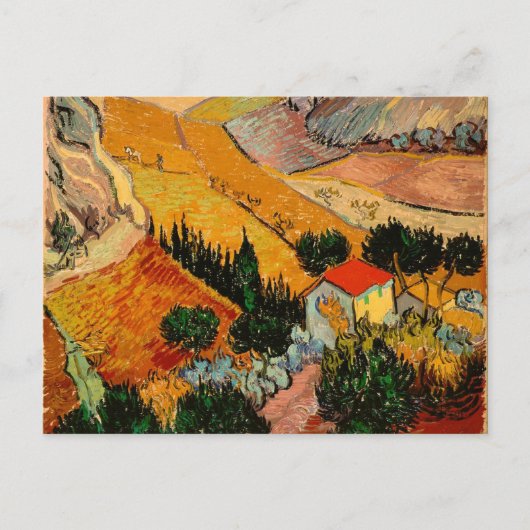Carte Postale Van Gogh - Paysage avec maisons (Devant)
