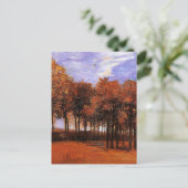 Carte Postale Van Gogh - Paysage d'automne, (Debout devant)