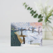 Carte Postale Van Gogh : Paysage hivernal (Debout devant)