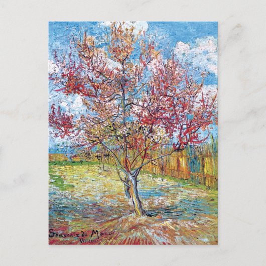 Carte Postale Van Gogh - Pêchers roses (Devant)