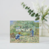 Carte Postale Van Gogh Peinture des premières étapes (Debout devant)
