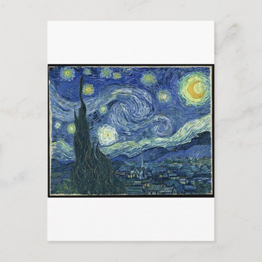 Carte Postale Van Gogh Peintures : Starry Night Van Gogh (Devant)