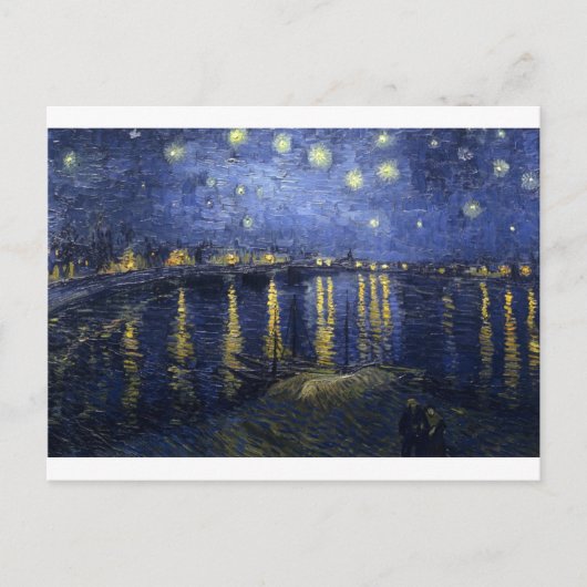 Carte Postale Van Gogh Peintures : Starry Night Van Gogh Rhone (Devant)