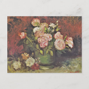 Carte Postale Van Gogh Peonies et galerie d'art floral RoseHD
