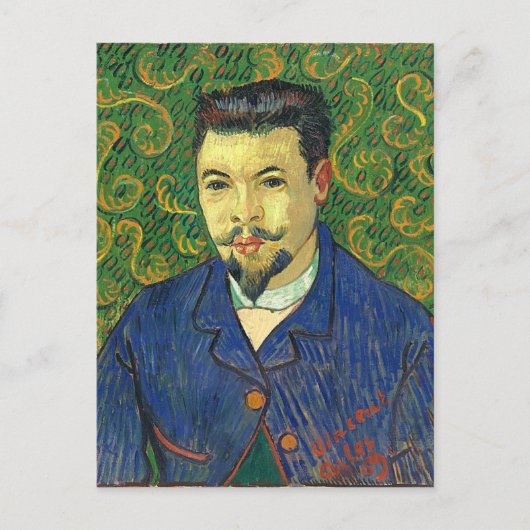 Carte Postale Van Gogh | Portrait du Dr Félix Rey | 1889 (Devant)