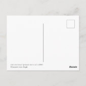 Carte Postale Van Gogh Postman. Art de l'impressionnisme de port (Dos)