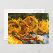 Carte Postale Van Gogh : Quatre tournfleurs (Devant / Derrière)