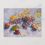 Carte Postale Van Gogh - Raisins, citrons, poires et pommes<br><div class="desc">Raisins,  citrons,  poires et pommes,  tableau de Vincent van Gogh,  1887.</div>