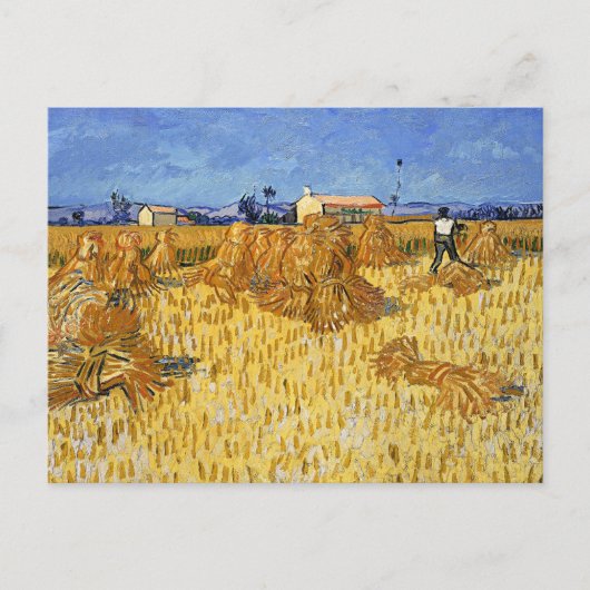 Carte Postale Van Gogh - Récolte en Provence (Devant)