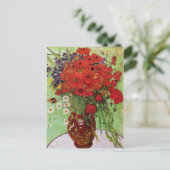 Carte postale Van Gogh Red Poppies and Daisy (Debout devant)