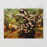 Carte Postale Van Gogh - Rose florissant Bush<br><div class="desc">Rose florissant Bush,  peinture d'art de Vincent van Gogh</div>