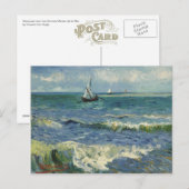 Carte postale Van Gogh Seascape (Devant / Derrière)
