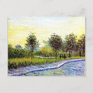 Carte Postale Van Gogh - Square Saint-Pierre at Sunset, fine art
