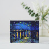 Carte Postale Van Gogh Starry Night Rhone (F474) Art (Debout devant)