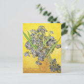 Carte Postale Van Gogh Still Life Vase, Irises (F678) Fine Art (Debout devant)