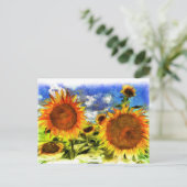 Carte Postale Van Gogh Sunflowers (Debout devant)
