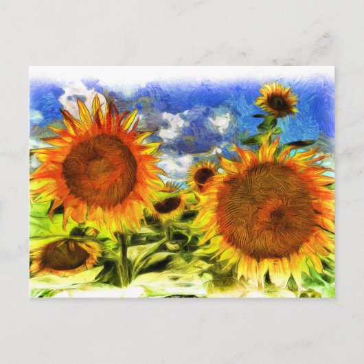Carte Postale Van Gogh Sunflowers (Devant)