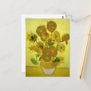 Carte Postale Van Gogh - Sunflowers, 4ème version, répétition