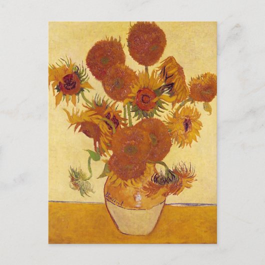 Carte Postale Van Gogh Sunflowers (F454) Art Vintage (Devant)
