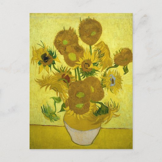 Carte Postale Van Gogh - Tournesols, 4e version, Répétition (Devant)