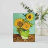 Carte Postale Van Gogh - Tournesols, Trois (Debout devant)