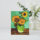 Carte Postale Van Gogh - Tournesols, Trois (Debout devant)