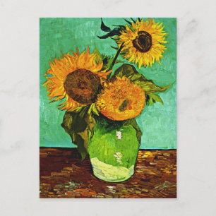 Carte Postale Van Gogh - Tournesols, Trois