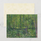 Carte Postale Van Gogh Trees et sous-bois (Devant / Derrière)