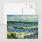 Carte Postale Van Gogh - Un bateau de pêche en mer (Devant / Derrière)