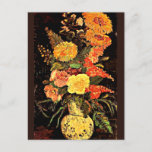 Carte Postale Van Gogh - Vase avec Asters, Salvia, Autres Fleurs<br><div class="desc">Vase avec Asters,  Salvia et autres fleurs,  célèbre peinture de Vincent van Gogh</div>