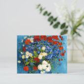 Carte Postale Van Gogh Vase avec Cornflowers et Poppies (Debout devant)