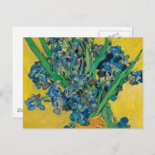 Carte Postale Van Gogh Vase avec l'impressionnisme classique d'I (Devant / Derrière)