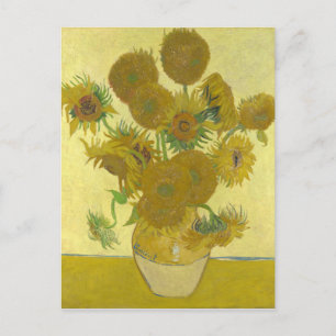 Carte Postale Van Gogh Vase avec quinze tournesols GalleryHD