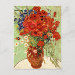 Carte Postale Van Gogh Vintage Floral Encore Vie Marguerite Popp<br><div class="desc">C'est la peinture à l'huile "Still Life with Daisies and Poppies" réalisée en 1890 par l'artiste post-impressionniste néerlandais Vincent Willem van Gogh (1853-1890). C'est notre série des Beaux-Arts n° 246.</div>