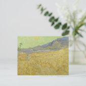 Carte Postale van Gogh Wheat Stacks with Reaper Yellow & Green (Debout devant)
