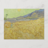 Carte Postale van Gogh Wheat Stacks with Reaper Yellow & Green (Devant)