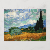 Carte Postale Van Gogh - Wheatfield avec Cypress Tree (Devant)