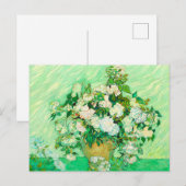 Carte Postale Van Gogh White Roses (Devant / Derrière)