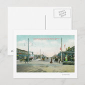 Carte Postale Van Ness Avenue Voir un an après l'incendie de (Devant / Derrière)