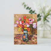 Carte Postale Van Rysselberghe - Tulipes et Nasturtiums (Debout devant)