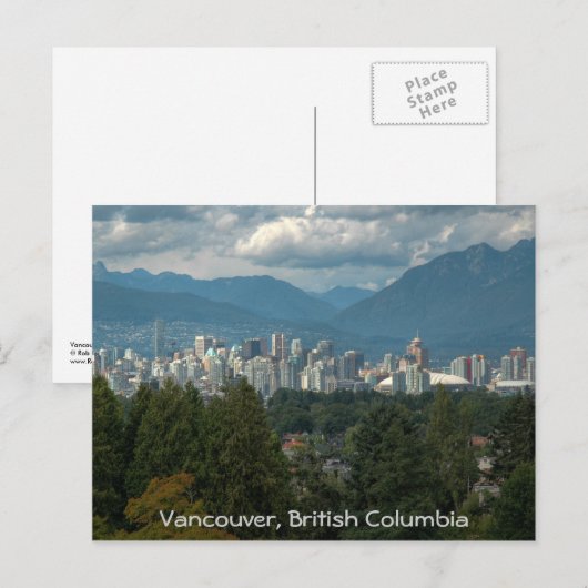 Carte Postale Vancouver (Devant / Derrière)