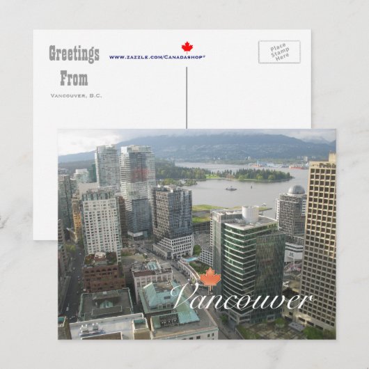 Carte Postale Vancouver (Devant / Derrière)