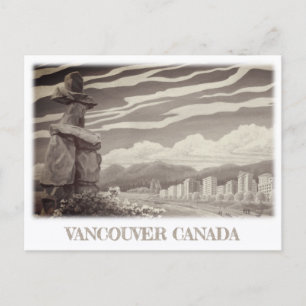Carte postale Vancouver Art Cartes Inukshuk Vancou