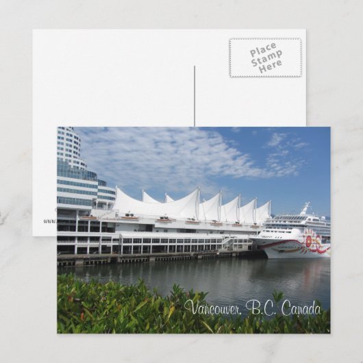 Carte Postale Vancouver (C.-B.) Canada (Devant / Derrière)