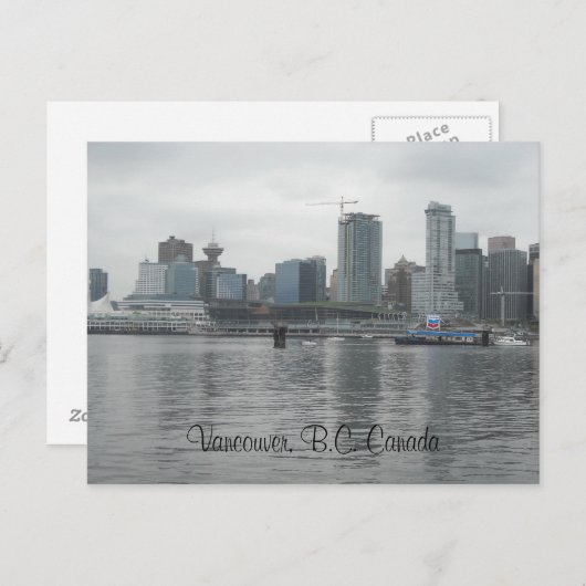 Carte Postale Vancouver (C.-B.) Canada (Devant / Derrière)