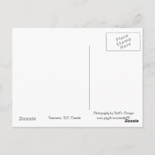 Carte Postale Vancouver (C.-B.) Canada (Dos)