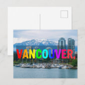 Carte Postale Vancouver canada (Devant / Derrière)
